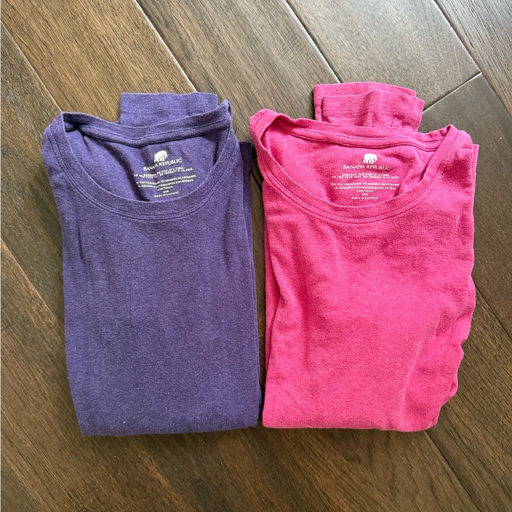 Banana republic cotton tops M GUC